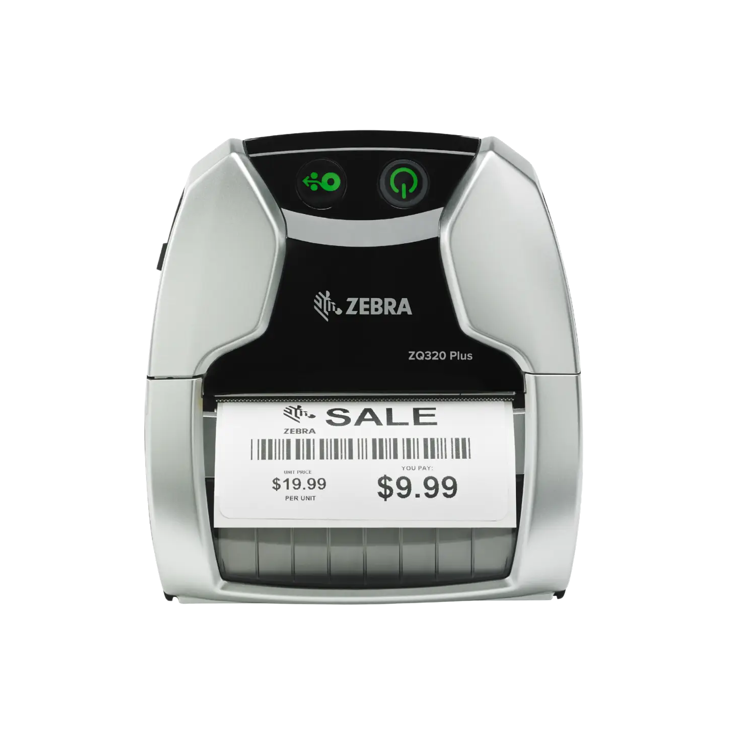 Impresora de etiquetas portátil 3" avanzada Zebra ZQ320 PLUS para uso en interior