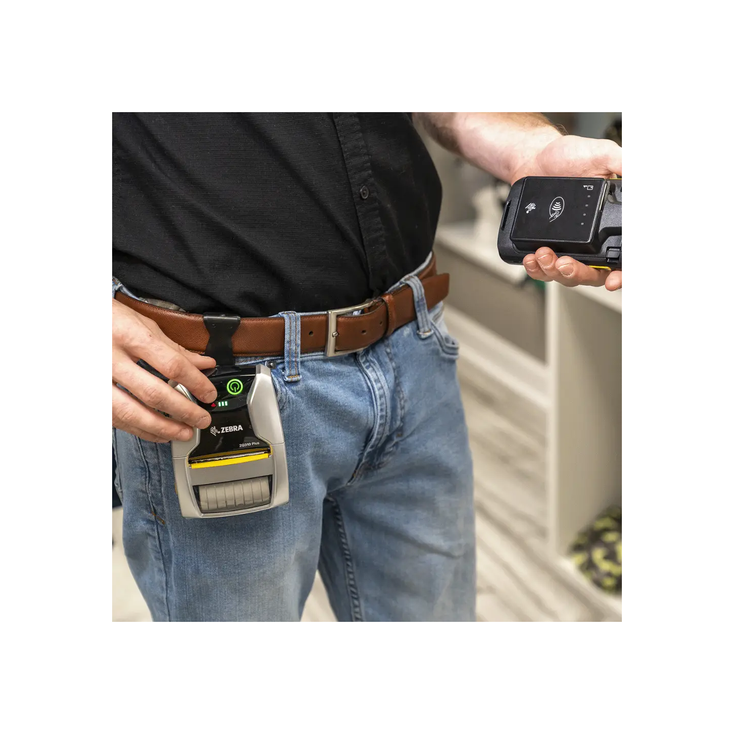 Impresora de etiquetas portátil 2" avanzada Zebra ZQ310 PLUS para uso en interior