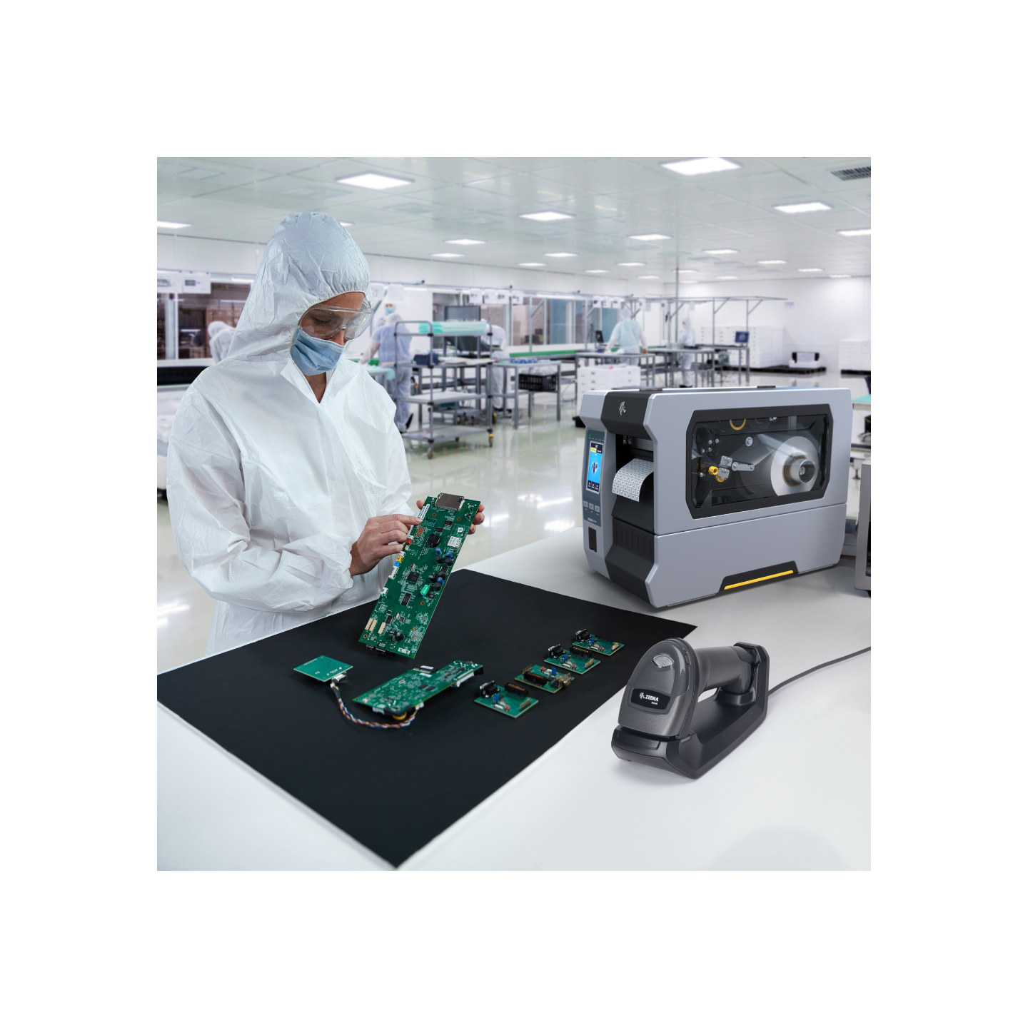 Impresora de etiquetas industrial 4" premium Zebra ZT610