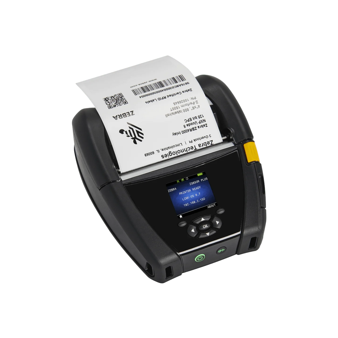 Impresora de etiquetas portátil 4" premium Zebra ZQ630R PLUS RFID