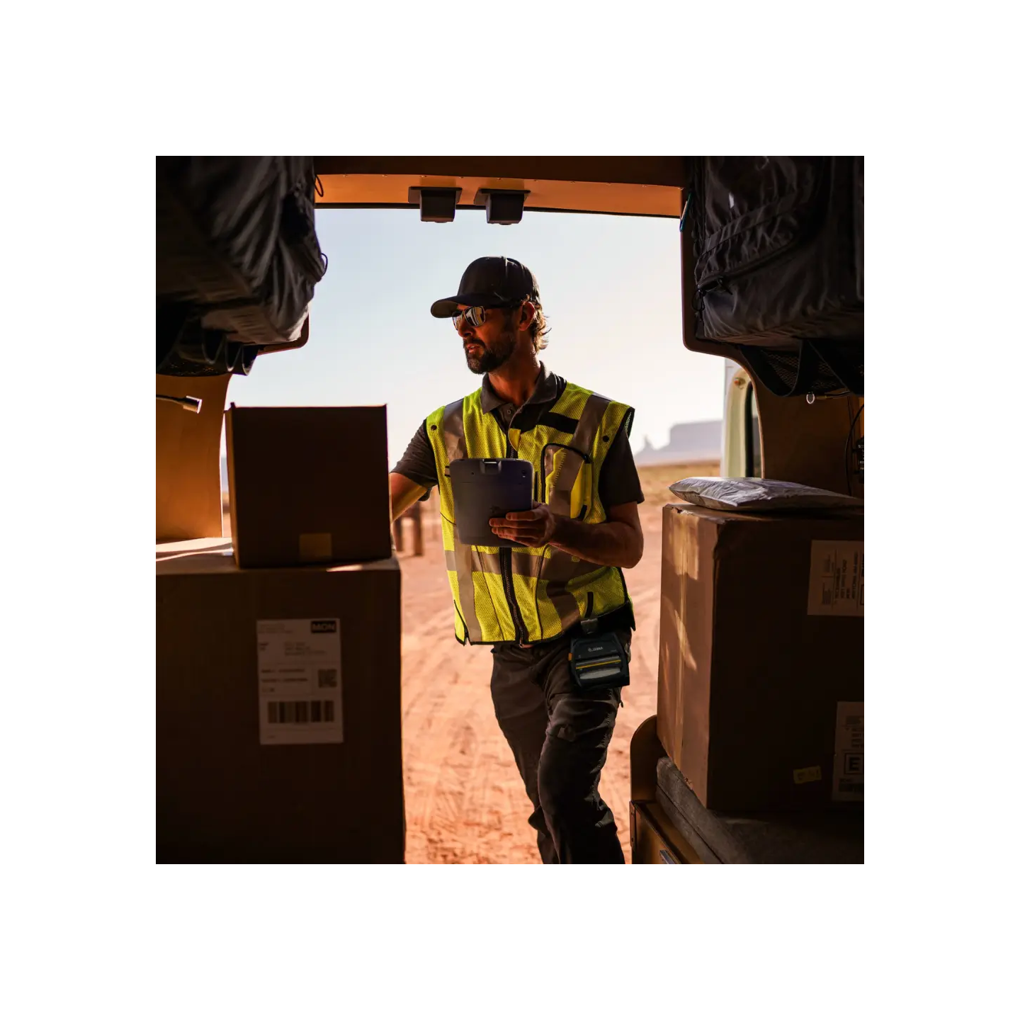 Impresora de etiquetas portátil 4" premium Zebra ZQ521