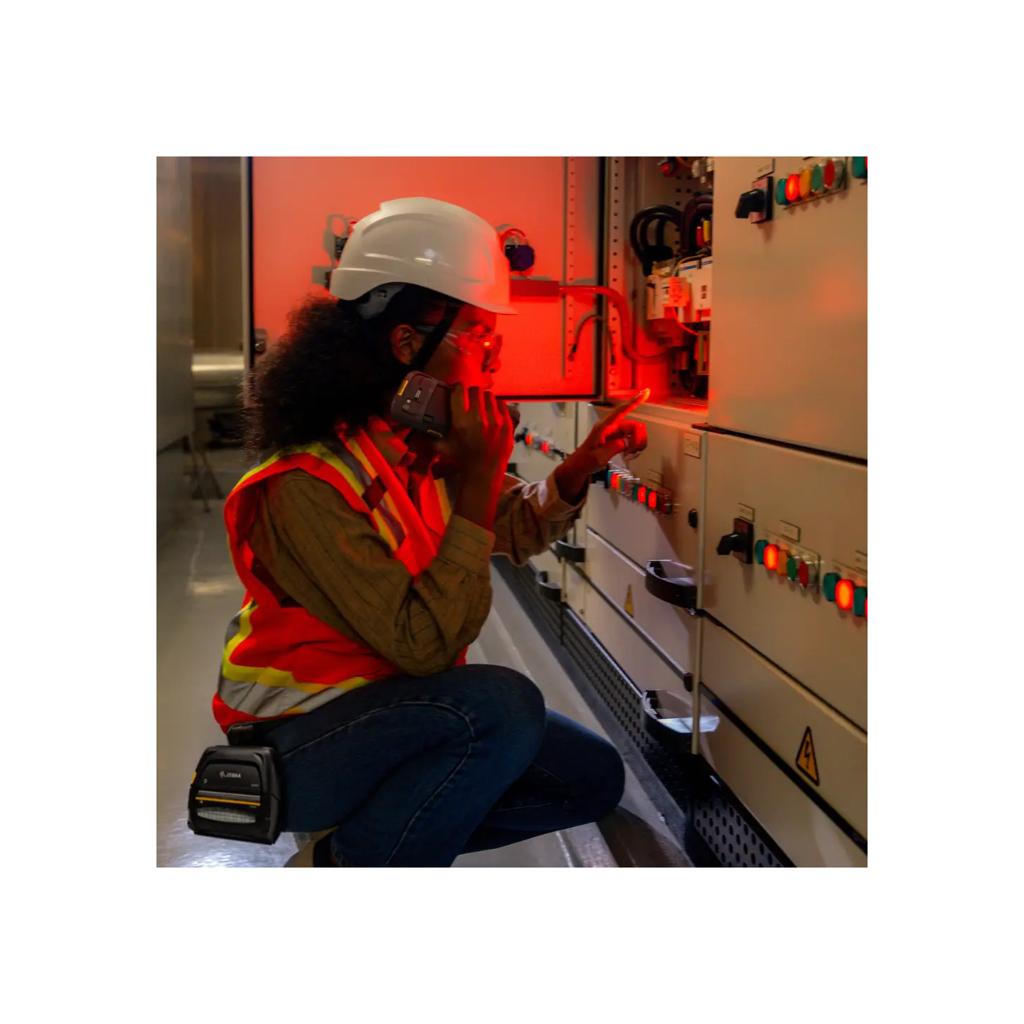 Impresora de etiquetas portátil 4" premium Zebra ZQ521R  RFID