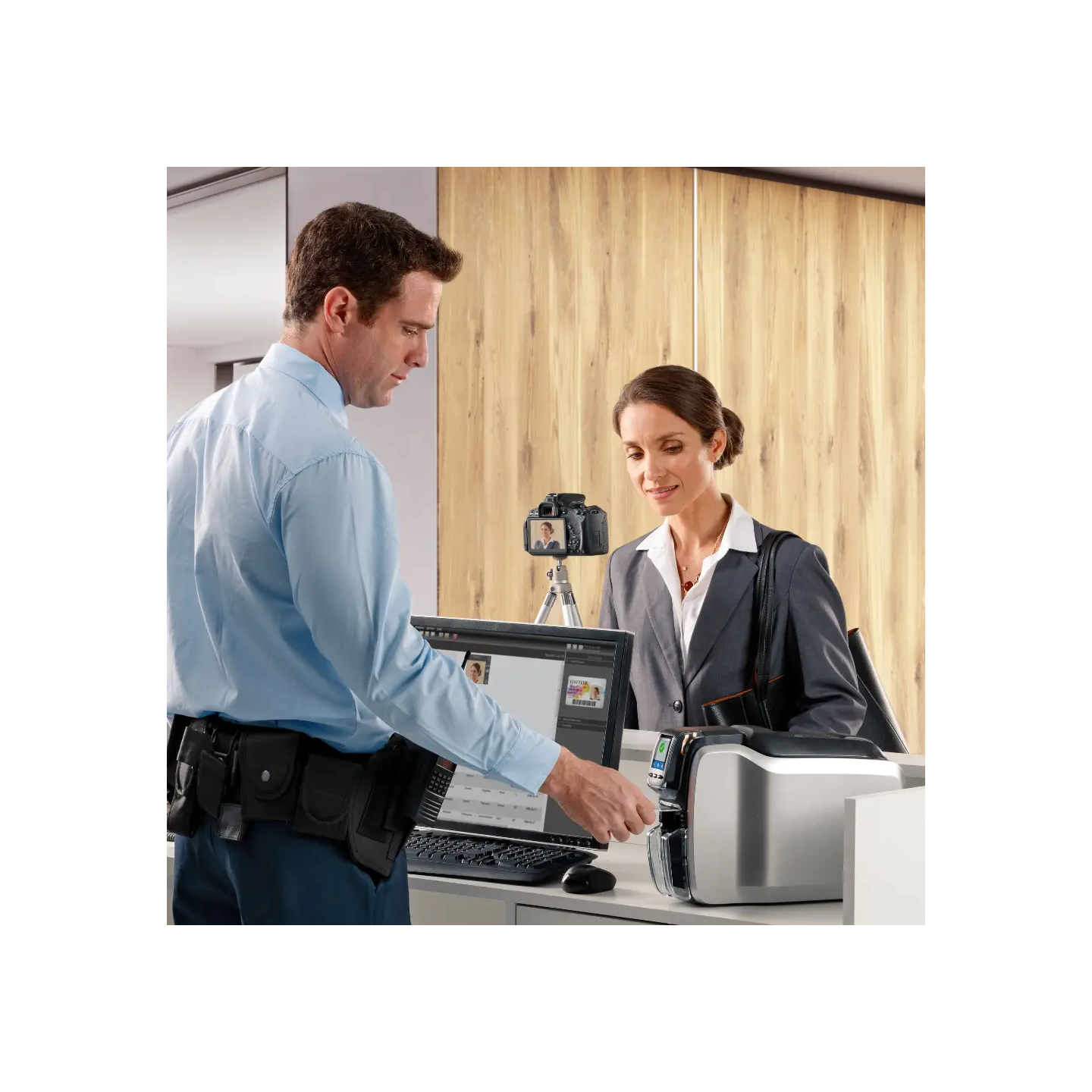 Impresora de tarjetas Zebra ZC300 DUAL-SIDED