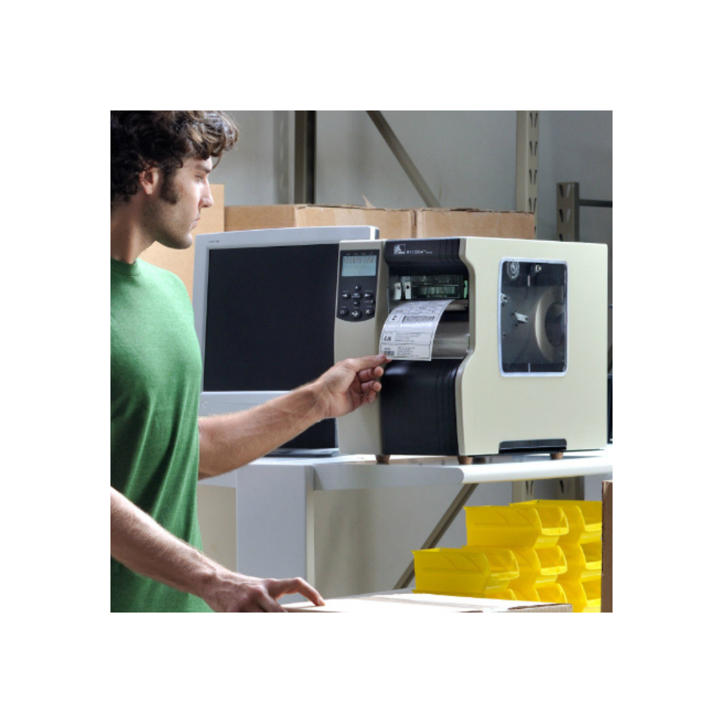 Impresora de etiquetas industrial 8" Zebra 220Xi4